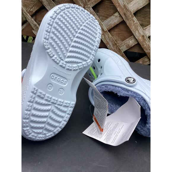 Crocs Baya K Lined Clogs, Unisex Children's Clogs Size 13 - Picture 3 of 4